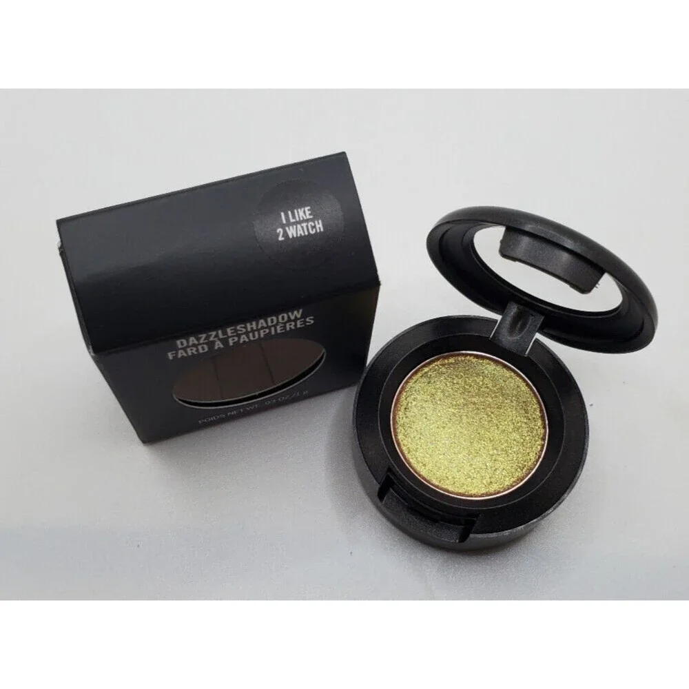 MAC I LIKE TO WATCH Eye Shadow ~ Midtone Brown Gold ~Dazzleshadow Metallic NIB